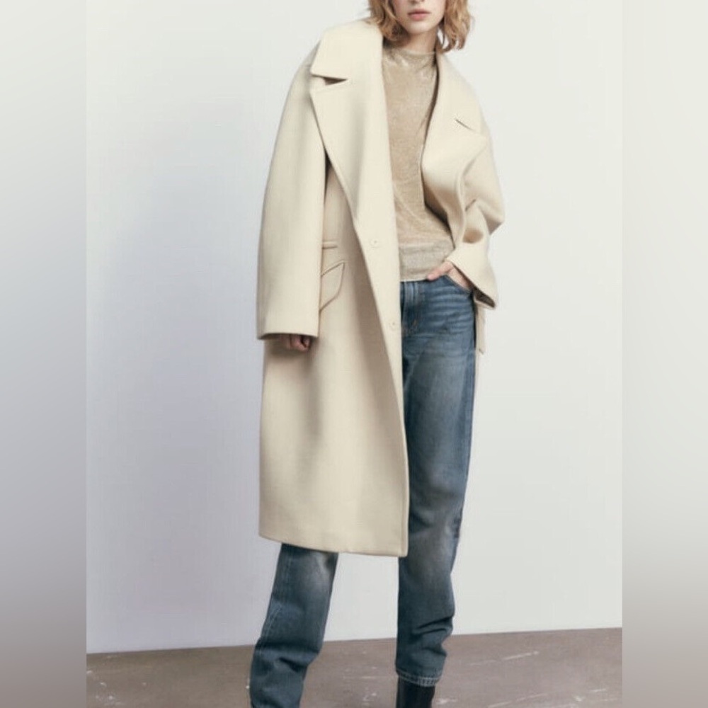 Zara Oversized Coat - Picture 2 of 6